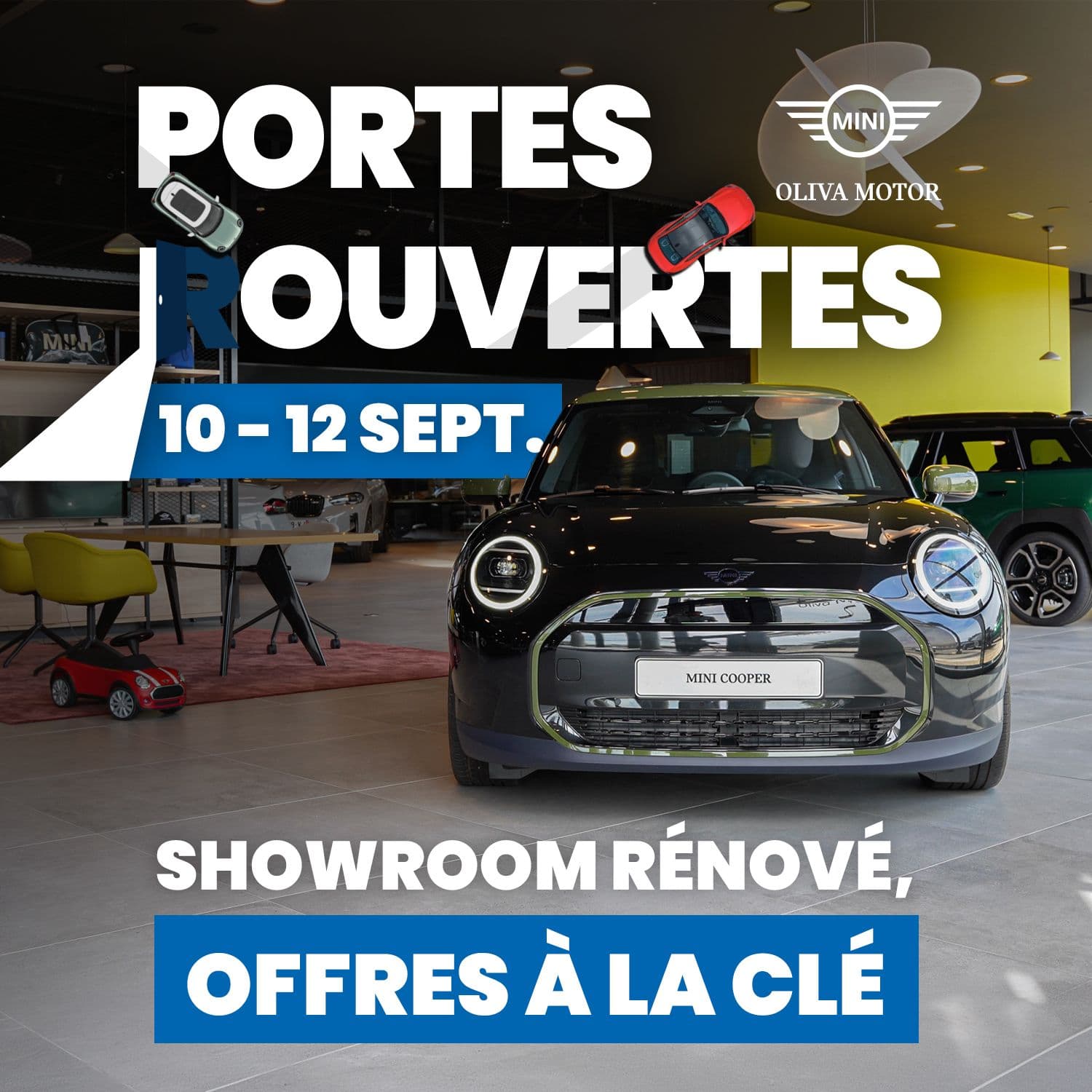 🎊 PORTES [R]OUVERTES MINI : Showroom rénové, Offres à la clé !