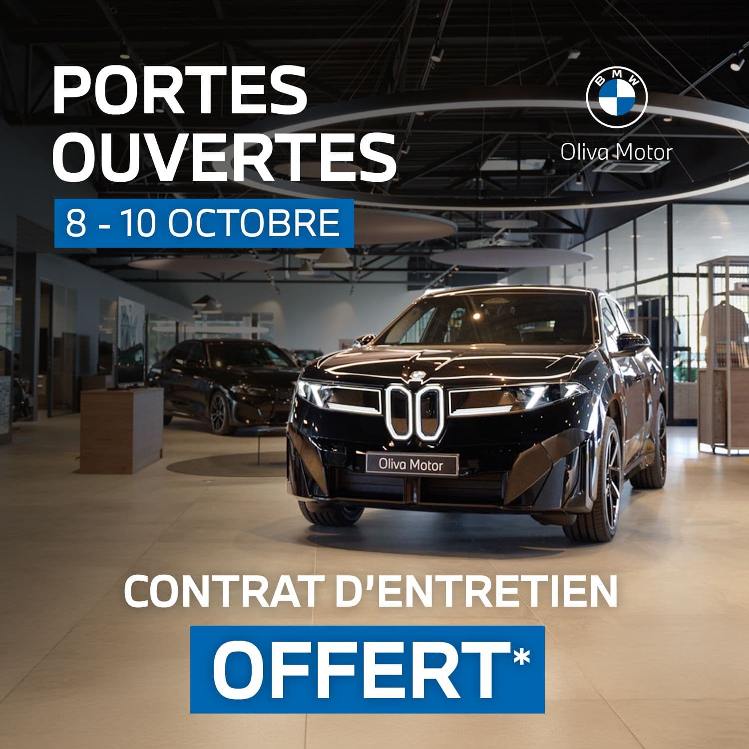 🥳 PORTES OUVERTES BMW : Votre contrat d'entretien OFFERT !*